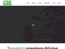 Tablet Screenshot of cssdrivertraining.com